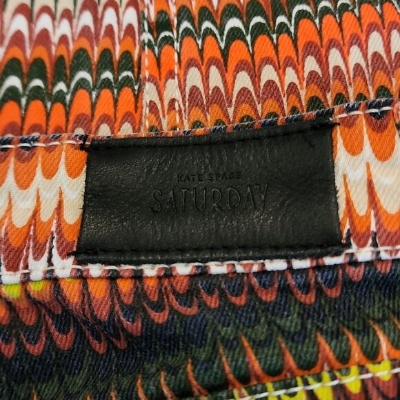 Kate Spade Saturday Geometric Print Jeans, 25 - Picture 7 of 9
